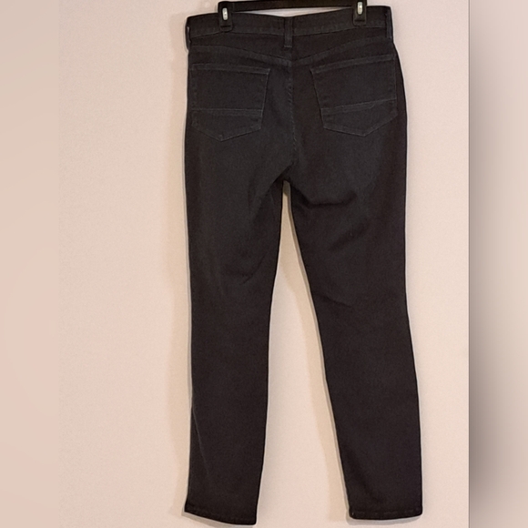 NYDJ Black Straight Leg Jeans Curvy Fit Missez Size 10 - Picture 8 of 8